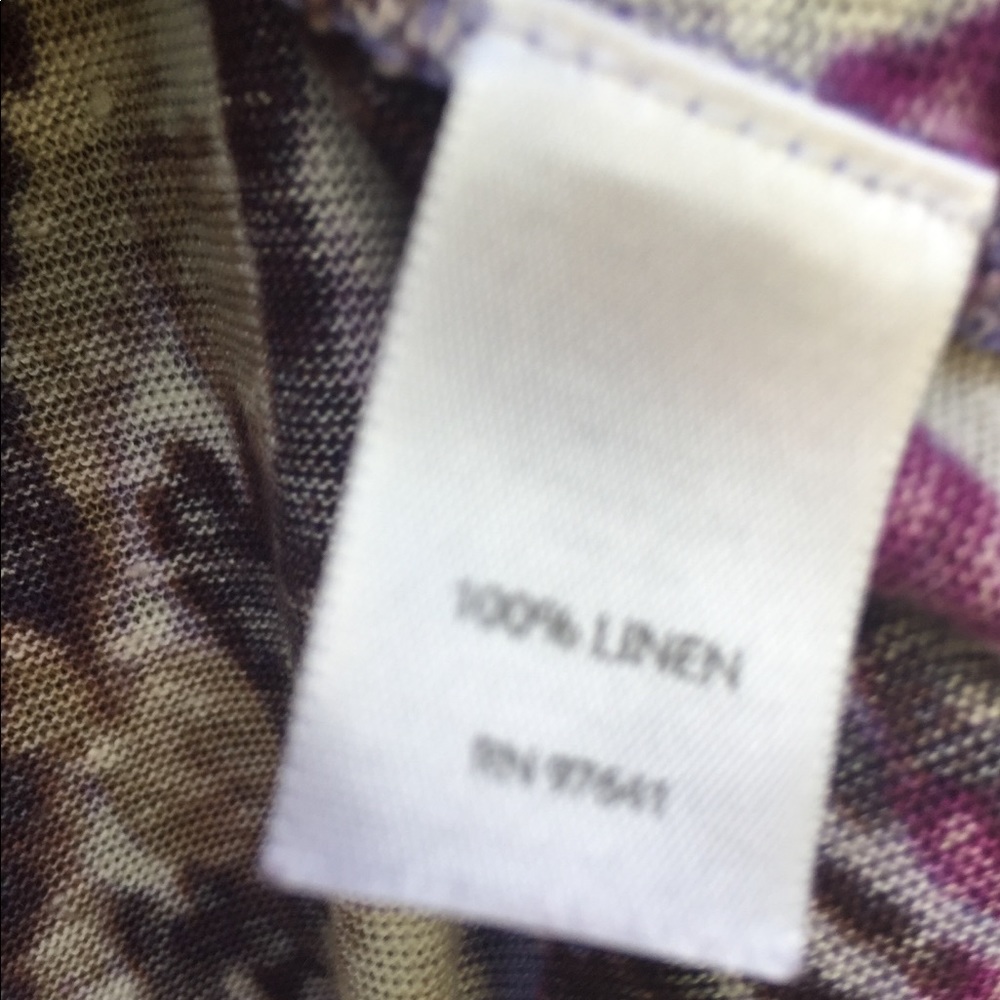 Flowing J. Jill Linen Tank S talk - Picture 5 of 8